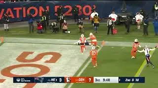 Ezekiel Elliott Receiving Touchdown | Patriots vs Broncos
