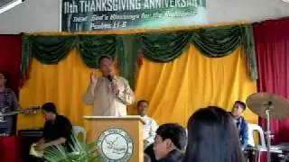 Welcome Remarks by ptr Jerry Dela Pena of THOCJC