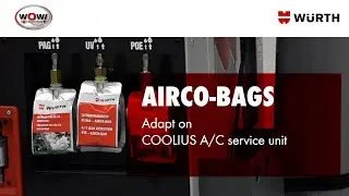 AIRCO-BAG – How to connect the AIRCO-BAG's to the WOW! A/C service unit