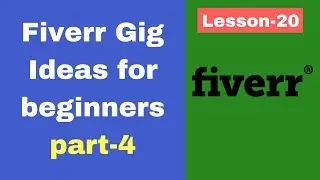 Fiverr Gig Ideas part 4| fiverr tutorials in hindi | urdu | lesson 20