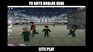My first video ever made / Roblox Squid game video #trolling_Squid game