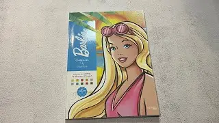 Обзор раскраски по номерам «Barbie»// Барби от hachette