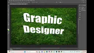 How to make Grass Text Effect in Photoshop 