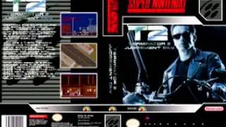 Terminator 2 SNES - Intro & Game Over