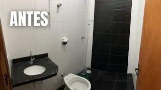 Ideia para quem não tem armário no banheiro