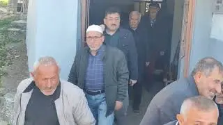 ERBAA GÜMÜŞALAN VILLAGE MOSQUE NOON PRAYER EXIT AT ZÜLBİYE YILMAZ FUNERAL 04 December 2025