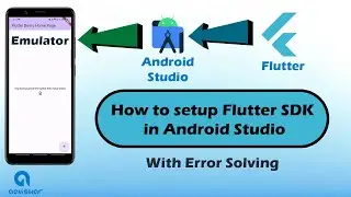 How to setup Flutter SDK in Android Studio in windows | Setup Flutter environment