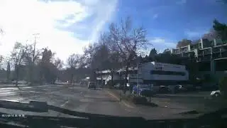 City of Portland Oregon leaves giant dangerous branch hanging in road - No cones, no police, nothing
