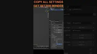 Blender Tip : settings to Get better Render 