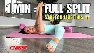 1 Minute to Master Middle & Oversplits 💥 Insane Flexibility Hack!