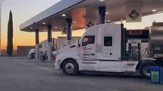 Great truck stop on the border