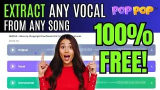 How to extract vocals from ANY song with Ultimate Vocal Remover (PopPop AI)