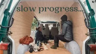 Slow Progress Building Kitchen Unit ~ VW T4 Van Build Update