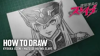 How to Draw Kyouka Uzen - [Mato Seihei no Slave] Step by Step for Beginners