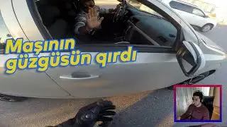 BAKIDA OLAN MOTO QƏZALARI İZLƏDİM | Piyada Polislə Moto Toqquşdu