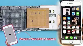 Fixing iPhone 7 Plus LOGO Restart Issue CPU Reballing
