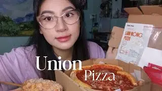 MUKBANG ASMR / Chicago Pizza & Hot Dog 