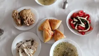 Приготовила самсу, посолила сало. Вся в ожидании нового холодильника 😊