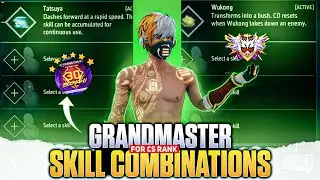 Best Character Combination For Cs Rank Push || Cs Rank Best Character Skill Combination