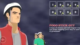 Pogo Stick Guy | Level 8 | Funny Sounds | Happy Wheels