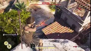 Assassin's Creed Odyssey: Devastating Shot sends a soldier flying