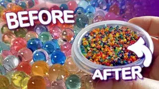 SHRINKING 15000 BLOATED ORBEEZ *SATISFYING RELAXING*