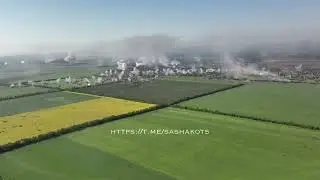 Российские дикари стирают с лица земли город Лиман на Донетчине, в 25-ти километрах от Славянска.