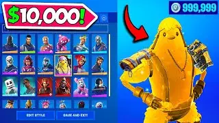*MOST EXPENSIVE* FORTNITE ACCOUNT!! ($10,000+) - Funny Fails and WTF Moments! #1242