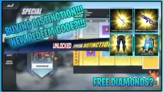 BUYING MANUAL DISTINCTION SEASON 19! | NEW REDEEM CODE?