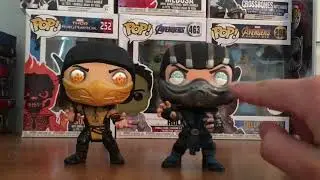 Mortal Kombat X:subzero and scorpion custom funko pop