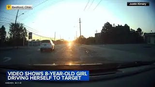 Video shows 8-year-old girl driving herself to Target
