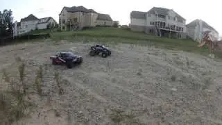Traxxas Slash and Stampede 4x4 Bashing!