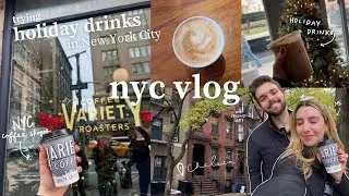 NYC VLOG: trying holiday drinks in new york city! (vlogmas day 7)