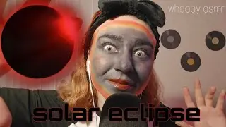 Asmr Turning myself into the solar eclipse 🌑 (soothing makeup sounds & whispering)☀️