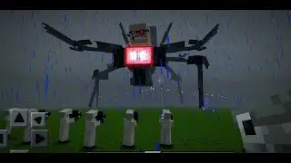 Scientist toilet V3 attack on Minecraft 🤯#skibiditoilet #minecraft #skibidibopyesyesyes