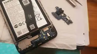 Galaxy A02s charging plate change. Schimbare placuta incarcare Samsung A02s