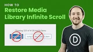 How To Disable The Load More Button From WordPress Media Library And Restore Infinite Scroll In Divi