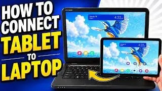 How to Connect Tablet to Laptop | Share Tablet Screen on Laptop