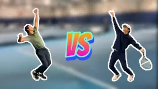 Tennis Serve Technique - Platform VS Pinpoint Service stance