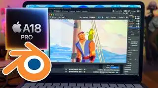 Grease Pencil Blender On MacBook Neo