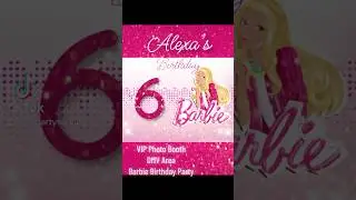 Barbie Party 💅 #photobooth #barbieparty #vippartyservices #dmv #mdphotobooth