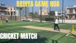 CRICKET MATCH WEEKEND PAR | BADIYA GAME HUA | DAILY VLOG #cricket #cricketlover #cricketshorts