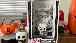 Opening another Spider Man Comic Book Cover Funko Pop