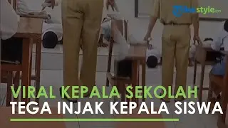 Viral Video Kepala Sekolah SMA di Bali Tega Menginjak Kepala Muridnya saat Dihukum Push Up