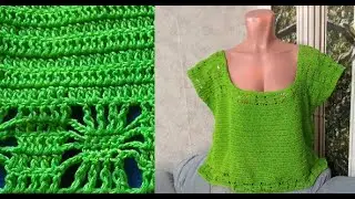 Кофточка с эффектным рисунком Просто и красиво
