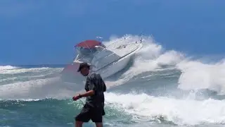 BIG SURF AND DANGEROUS BOATING CONDITIONS - WAIKIKI