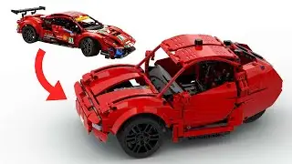 Three Wheel Car - LEGO Technic MOC (42125 Alternate) + Instruction