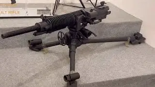 Medium Machine Gun MMG on display
