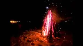 Winter solstice bonfire 21 december 2015