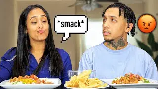 SMACKING TOO MUCH PRANK ON HUSABND *HE GETS MAD*